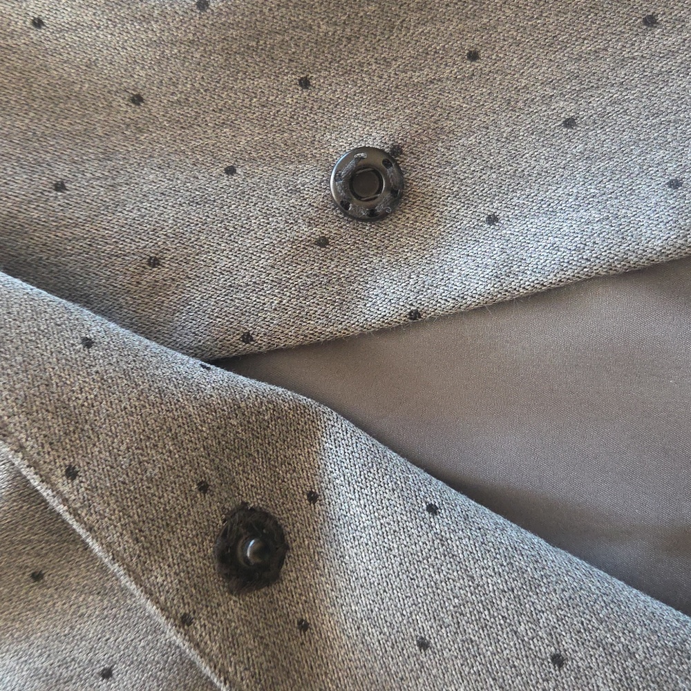 Banana Republic, Gray Blazer with Black Dots, Size 10 - Picture 6 of 6